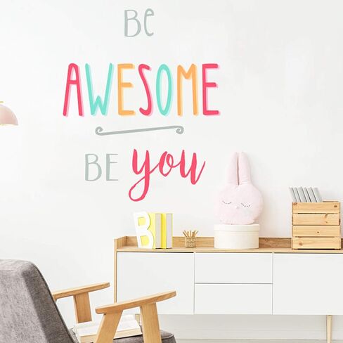 Inspirational Wall Decor Quotes for Boy Girl Room –Be Brave Be Bold Be You Tiful – Decor for Living Room Bedroom Classroom Playroom Nursery Girls Boys Room Wall Decals Decorations in Saudi Arabia