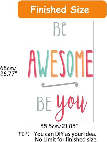 Inspirational Wall Decor Quotes for Boy Girl Room –Be Brave Be Bold Be You Tiful – Decor for Living Room Bedroom Classroom Playroom Nursery Girls Boys Room Wall Decals Decorations in Saudi Arabia