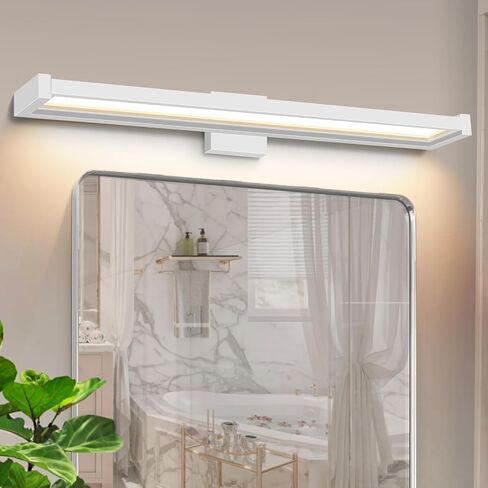 24.8 Inch Bathroom Lighting Fixtures Over Mirror, LED Bathroom Light Fixtures Modern Vanity Lights for Mirror, 18W Rotatable Vanity Light Wall Sconce Natural White 4000K in Saudi Arabia