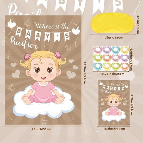 Pin The Crown on The Princess Party Games for Kids Girls Princess Birthday Party Supplies Pin The Tail Game Princess Tea Party Decorations, Large Princess Poster with 24 Crown Stickers in Saudi Arabia