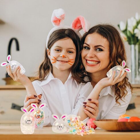 JOYIN 12 Pcs 3.7" Plastic Empty Carrot Shaped Easter Eggs Fillable, Clear Bright Orange Plastic Carrot Egg for Easter Hunt, Themed Party, Basket Stuffers, Toys Filling Treats in Saudi Arabia