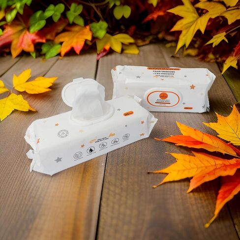 Aurora Pet Wipes – 100% Natural, Plant-Based Hypoallergenic Grooming Wipes for Dogs & Cats – Extra-Durable, Large & Thick for Effortless Cleaning (Combo Pack, 200 Count) in Kuwait