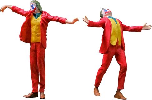 Painted Figure 1:64 Scale Mini Model Trains Architectural Plastic People Figures Street Guitar Singer Combo Figure Model，for Miniature Scenes（Orchestra） in Saudi Arabia