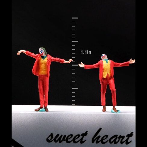 Painted Figure 1:64 Scale Mini Model Trains Architectural Plastic People Figures Street Guitar Singer Combo Figure Model，for Miniature Scenes（Orchestra） in Saudi Arabia