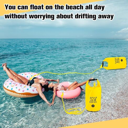 ShinyRelief 2 Set Pool Floats Anchors, 20L Waterproof Water Sand Bags Beach Anchors Kit for Beach Floats, Rafts, Pool Toys and Inflatables in Saudi Arabia
