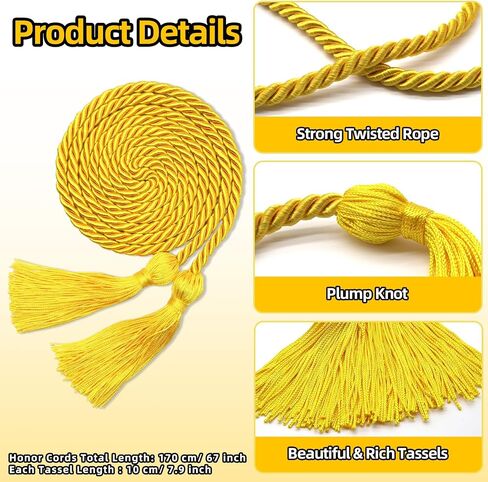 50 PCS التخرج الشرف مع شرابة لتخرج كلية الثانوية ، الذهب ، الأزرق الملكي ، الأزرق الملكي والأحمر والأبيض in Kuwait