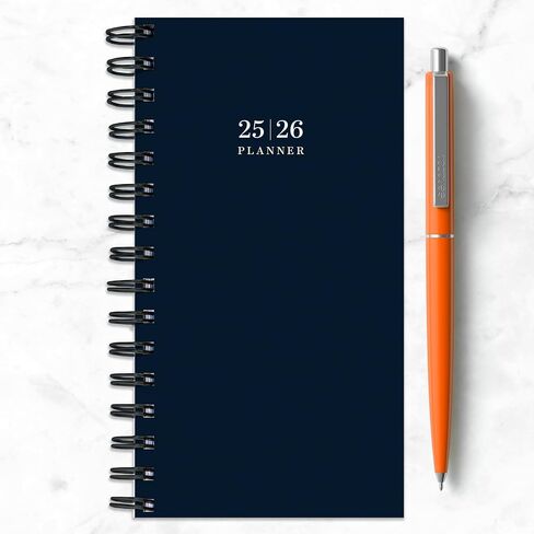 TF Publishing July 2025 - June 2026 Floral Medley Small Small Monthly Planner - 12 شهرًا مخططًا أكاديميًا 2025-2026 مع غطاء متين وورق غير مصقول سميك وربط الأسلاك - 3.5 في × 6.5 في in Kuwait