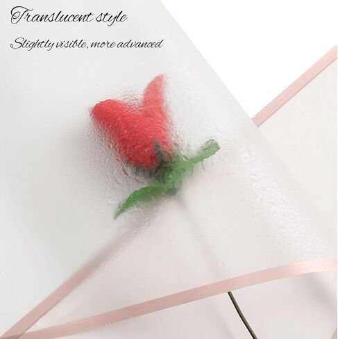 512Pcs Flower Wrapping Paper Kit with 120 Sheets Waterproof Floral Wrapping Paper 3D Butterfly Decor Crowns,Bouquet Pins Ribbons,DIY Crafts for Mother's Day Valentines Graduation Birthday Gift in Kuwait