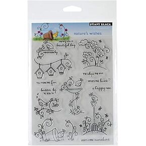 Penny Black Disper Rubber Stamps ، رغبات الطبيعة (30-109)