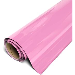 Siser EasyWeed Heat Transfer Vinyl 11.8" x 2FT Roll - Compatible with Siser Romeo/Juliet & Other Professional or Craft Cutters - Layerable - CPSIA Certified (Bubble Gum - HEX #E793B7)