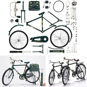 2025 NEW 51 PCS DIY Retro Bicycle Model Ornament for Kidd