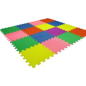 Kids Playmat Baby Foam Play -Mat - 16 X -Large Eva Soft Tile ، Toddler Infant Safant - Adeal Play Play Room ، Feary Puzzle Multi Color Flooring Exercise Yoga Pilates Yard