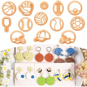 Puocaon Bow Polymer Clay Cutters - 11 Pcs Bowtie Conquette Clay Earrings Making Kit Cute Bow Stud Cutters for Polymeric Jewelry Design in Saudi Arabia