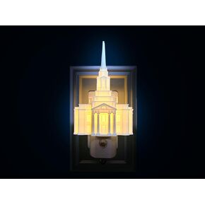 Richmond Virginia LDS Temple Night Light Gift (Plug-in, LED)