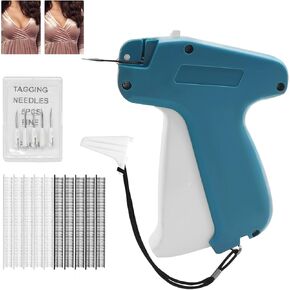 Stitch Gun for Clothes-Mini Stitch Quick Clothing Fixer- Tagging Gun for Clothing- Sewing Kit Includes 6 Needle, 1000 Black Fasteners & 1000 White Fasteners