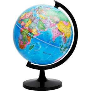 Exerz 12 "World Globe - الخريطة السياسية التعليمية - مدرسة Globe المجمعة الذاتية للفصول الدراسية