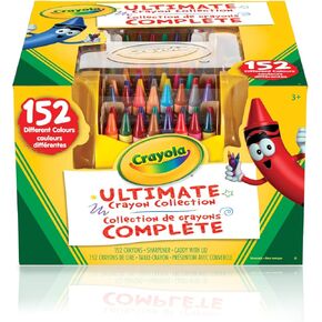 Crayola Ultimate Crayon Caddy with Lid and Sharpener, 152 Crayons (520030)