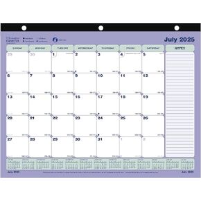 Brownline® Academic Monthly Desk Pad Calendar, 13 Months, July 2025 to July 2026, 11" x 8.5" (CA181721-26)
