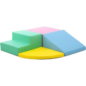 تم تعيين كتل تسلق الرغوة الصغيرة - 4pcs playset indoor ، تعزز التطور البدني