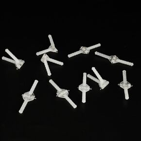 10pcs RC Airplane Plastic Eeedle Inging Dining for RC طائرة مروحية طائرة DIY طراز Fix Fix Fix Wing Parts Plans Plansing (2.5 × 33 ملم)