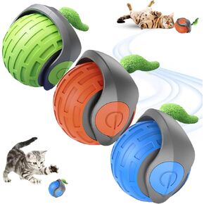 Teady Tail 3.0 Cat Toy ، 2025 ترقية لعبة Cat Tail Speedy ، ألعاب القطط التفاعلية للقطط الداخلية ، Teazys Cat Turbo Tail 3.0 للقطط ، لعبة القطة المتحركة التلقائية مع الذيل (أزرق+ برتقالي)