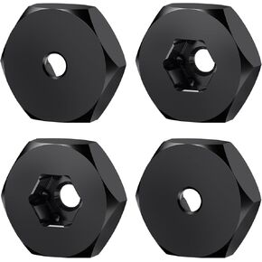 4pcs 5mm إلى 12 مم محول HUX HUBS لـ WPL D12 1/10 RC TRUCKS 1/24 SCX24 RC CARS UPGRADE