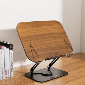 Book Stand for Reading ، حامل كتب قابلة للتعديل حول BOOK مع مقاطع وصفحة دوارة 360 درجة ، كتاب طبخ قابلة للطي ، موقف مدرسي للحصول على درجات الموسيقى ، وصفة ، الكمبيوتر اللوحي ، الكمبيوتر المحمول ، الكتاب المدرسي in Kuwait