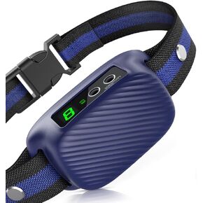 Dog Bark Collar for Large Medium Dogs,Automatic Barking Collar with 3 Training Mode,Rechargeable Anti Bark Collar with 8 Adjustable Sensitivity (Midnight)