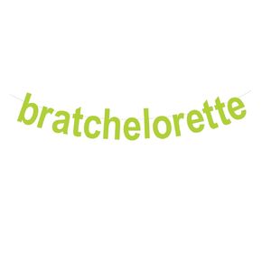Bratchelorette, Brat Bachelorette Theme Decorations, Bachelorette Party Theme Ideas, Bachelorette Decorations, Bratchelorette Party Banner