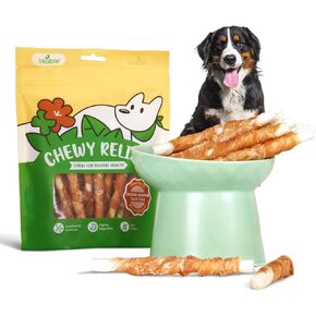 Likable Pets Dog Treats Kabobs with Fresh Duck,Chicken,Carrot,Chicken Liver-Easily Digestible,Exercises Mouth&Jaw-200g Healthy Dental Treats for All Dogs-,Keeps Pet Happy&Healthy