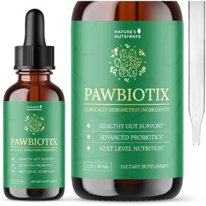 البروبيوتيك Pawbiotix السائل للكلاب - بروبيوتيك الكلاب لصحة الجهاز الهضمي | 100 ٪ الكلب الطبيعي الأمعاء البروبيوتيك | البروبيوتيك للكلاب | الصيغة الأصلية ، نكهة المنارة ، 1 أوقية ، 3 أشهر إمداد