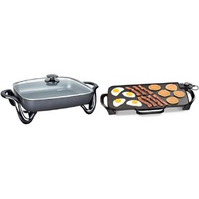 Presto 06852 16-Inch Electric Skillet with Glass Cover
