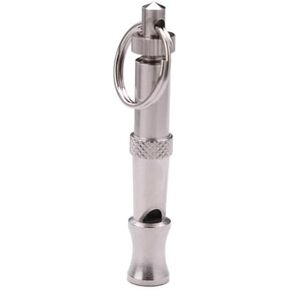 Silvery Dog Whistles, Adjustable Ultrasonic Dog Whistle, Portable Whistle Pet Whistle Supersonic Whistle Dog Whistles for Pet Training, Training and Behavior Aids Training and Behavior Aids