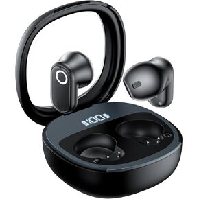 AI Language Translator Earbuds, OWS Real-Time 3-in-1 Translation Earbuds 139 Languages and Accents, Translation Device for Travel Business Learning, Black