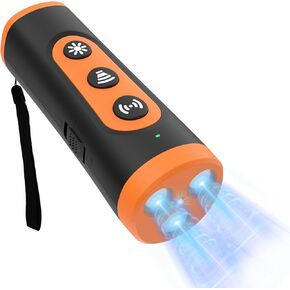mriya Dog Bark Deterrent Device, Ultrasonic Anti Barking Device Rechargeable Dog Barking Control, Dog Training Stops Bad Behavior, Effective Control Range Ultrasonic 50ft, Safe for Human & Dogs