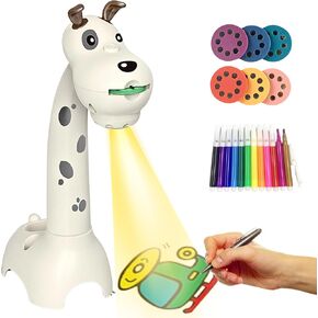 Trace and Draw Projector for Kids Ages 2, 3, 4, 5, 6, 7, 8-12, LED Lighted Sketching Board, Sketch Drawing & Art Tracing Projector for Kids, Light Up Tracing Pad for Girls & Boys