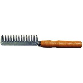 Trading Corporation Aluminum Comb with Wood Handle