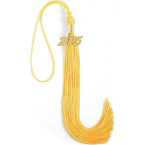 2025 Tassel Graduation ، Tassel Tassel 2025 ، 9 "الحجم مع سحر 2025 سنة ، خيط الحرير المتميز وسحر المعادن ، التذكارية التذكارية لفئة 2025 (أسود)