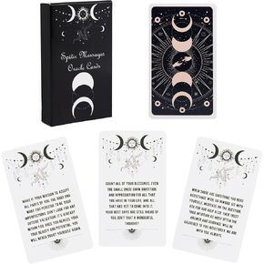 Knana Spirit Messages Oracle Cards, Life Oracle Cards Deck, Oracle Cards for Beginners, Guides in Matters of Relationships, Self-Love, Life, Career, Spirituality