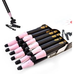 Coelo Peel-Off China Markers Black 12 Pack (Dozen) شحوم وضع قلم رصاص واحد علامات شمع اللون أحادي اللون