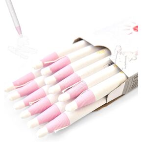 Coelo Peel-Off China Markers White 12 Pack (Dozen) شحوم وضع قلم رصاص علامات شمعية واحدة