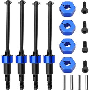 RC Drive Shaft for Arrma 1/18 Granite Grom / 1/18 Typhon Grom RC Crawler Front & Rear Axle DriveShaft with Hex Hub Adapter Parts