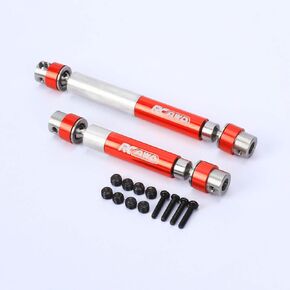 RCAWD Front Rear Center Driveshafts for Traxxas TRX-4M 1/18 4WD Parts Green