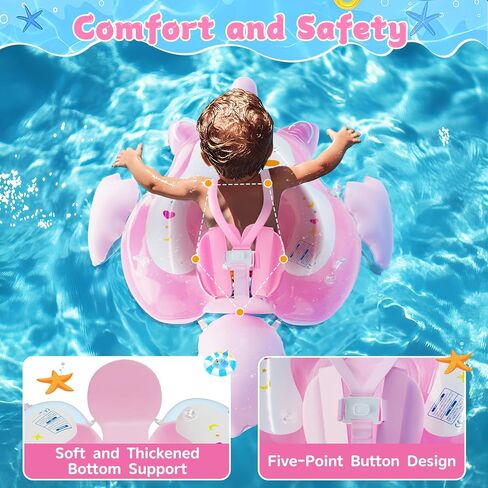 EagleStone Pool Float with Canopy, Swimming Pool Float, Baby Pool Float 3-36 Months, Fun Gifts Pool Toys for Pool Game, Baby Float with Canopy in Saudi Arabia