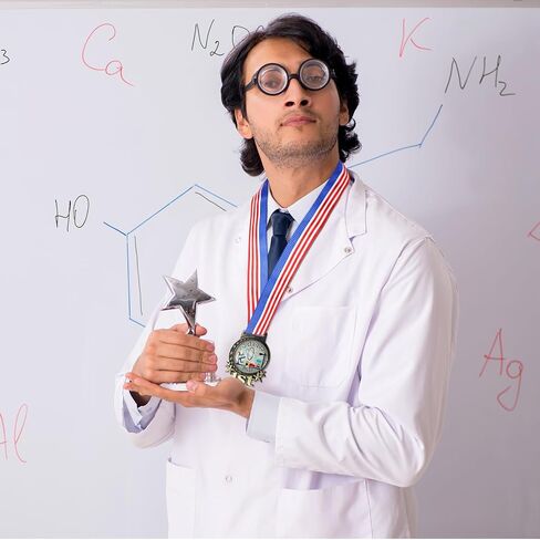 تونديامو 3 PCS Science Fair Project Medals 2.75 "Gold Silver Bronze Science 1st 2rd Place Place مع شريط الرقبة للتعليم المدرسي العلمي جائزة الأكاديمية جائزة هدية in Kuwait