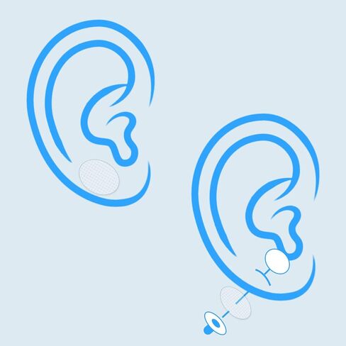 600pcs Ear Lobe Support Patches Earring Support Patches Earring Support Stickers for Heavy Earring Ear Stickers for Split Earlobes Large Protectors Stabilizers for Long-Term Wear Stretched Protect in Saudi Arabia