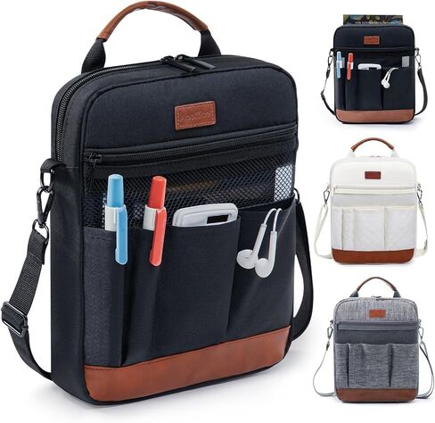 Book Sleeve with Zipper, Book Covers for Book Lovers, Multi-pocket Book Protector Cover with Shoulder Strap,Book Bag for Ipaad, kidle - Back To School Book Accessories in Kuwait