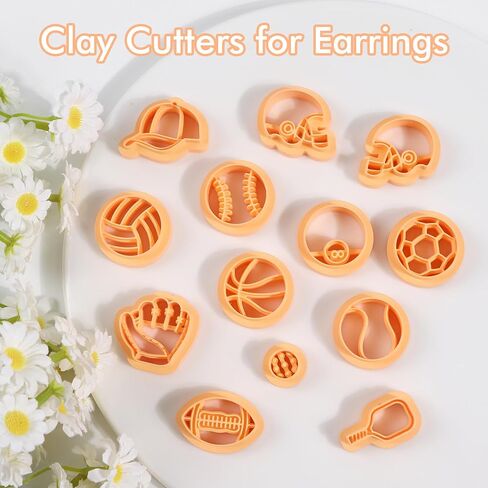 Puocaon Bow Polymer Clay Cutters - 11 Pcs Bowtie Conquette Clay Earrings Making Kit Cute Bow Stud Cutters for Polymeric Jewelry Design in Saudi Arabia