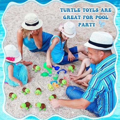 Hydren 24 PCS Turtle Turtle Duck Glow في الظلام اللطيف المظلم Mini Mini Squeaky Sean Sean Rubber Rubber Toys Floating Bathontub Favors for Sea Carnival Swimming Pool Party Decor in Kuwait