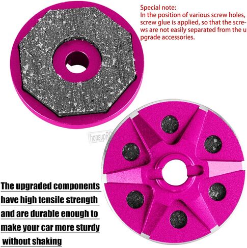 RC 48P&83T Upgrades Parts Spur Gear&Slipper Clutch&Transmission Gear&Slipper Rebuild Kit for 1/10 Slash/Rustler/Stampede/Bandit 2WD(VXL),Pressure Plate Hops up,Titanium in Saudi Arabia